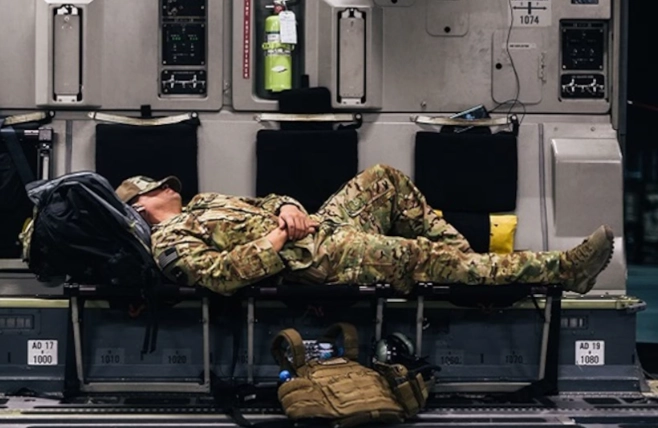 how do military sleep fast