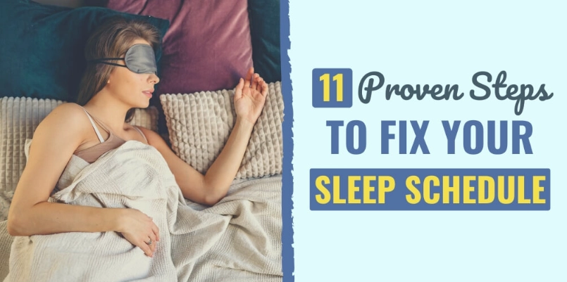 fix sleep schedule fast