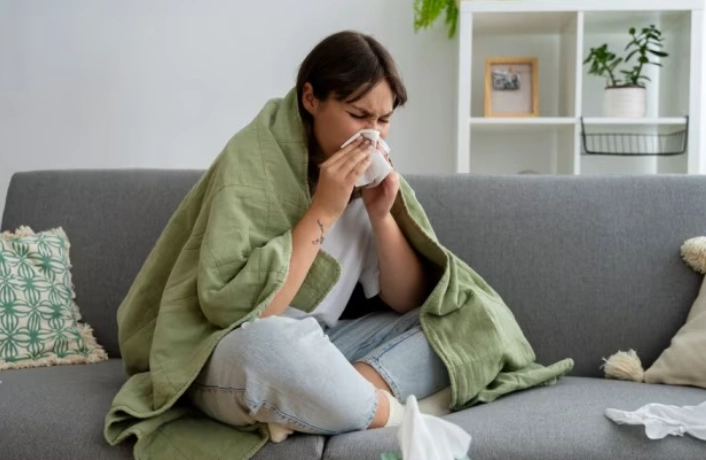 sleeping with a cold