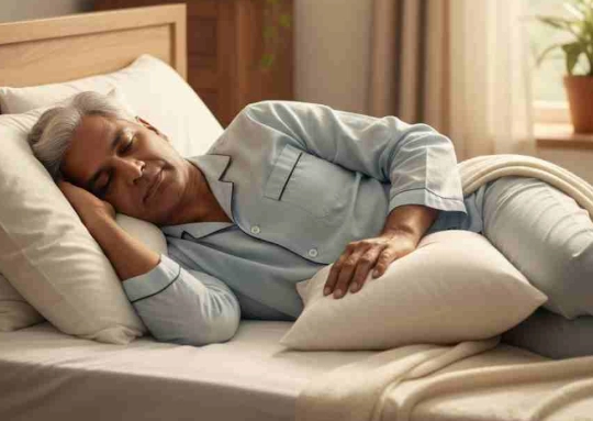 Best sleeping position for heart