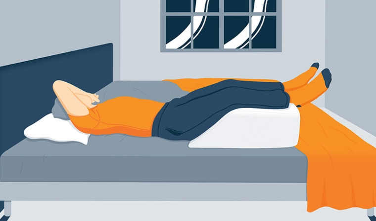 legs up recovery nap