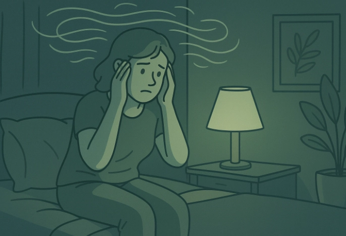 can't sleep because of overthinking