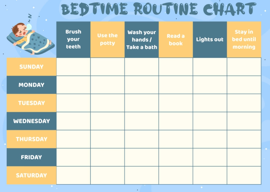 bedtime routine for kids